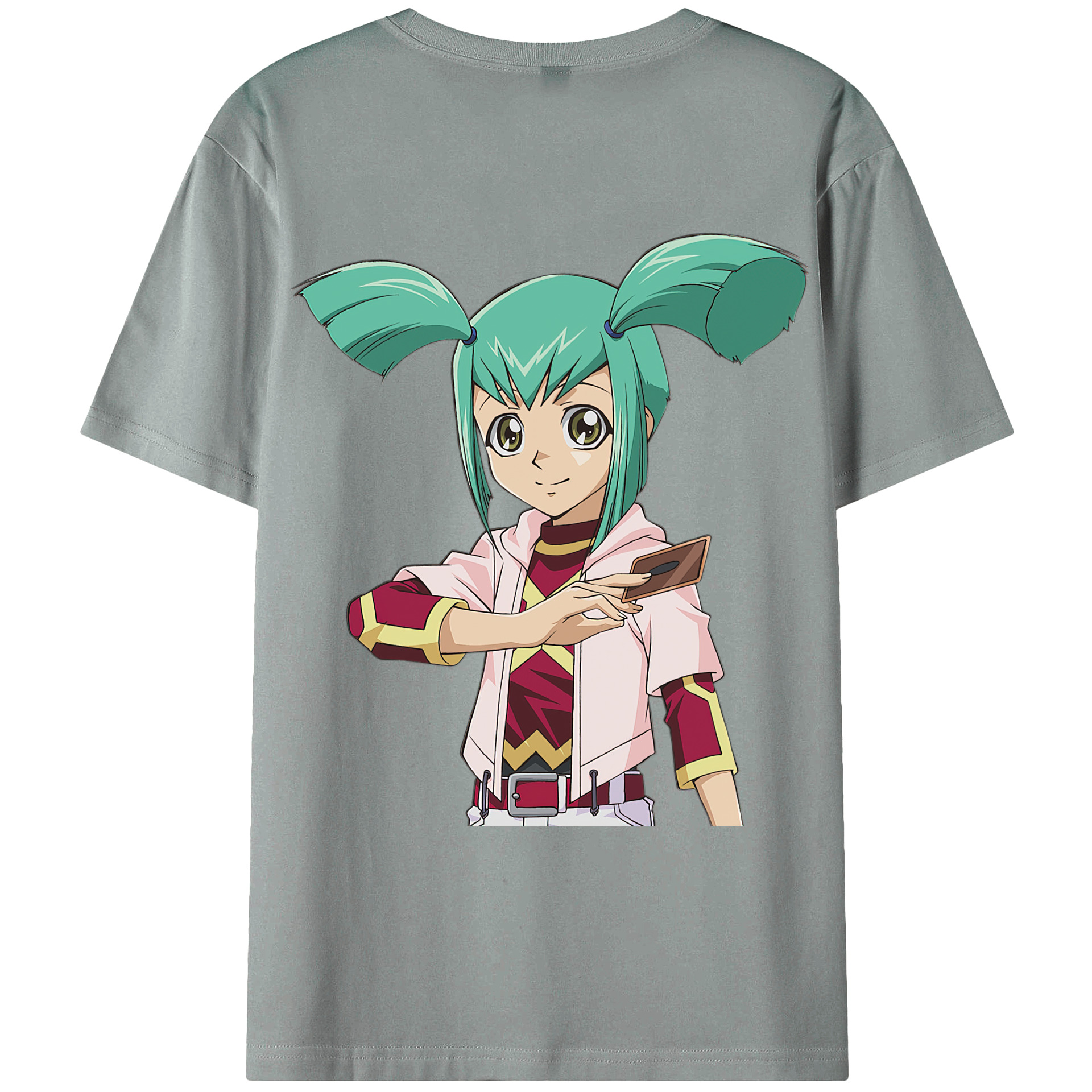 （画像用） 遊☆戯☆王 Yu-Gi-Oh! 綿100％ メンズ半袖Tシャツ（バックプリント） 通気性